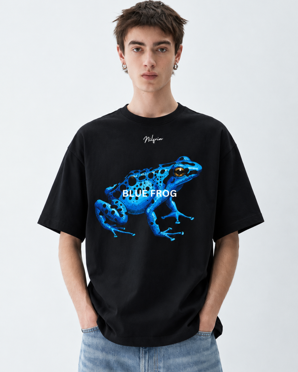 Blue Frog Oversized Tee