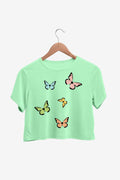 Printed Crop Tops