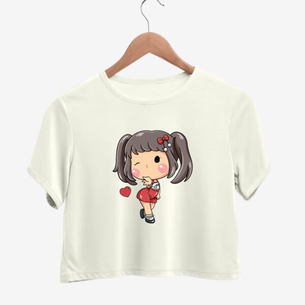 Cute Girl Crop Top