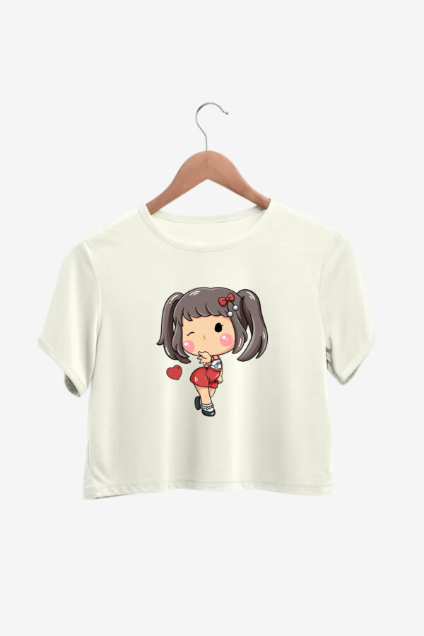 Cute Girl Crop Top
