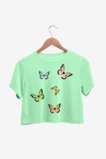 Nilfrin Butterfly  Crop Top