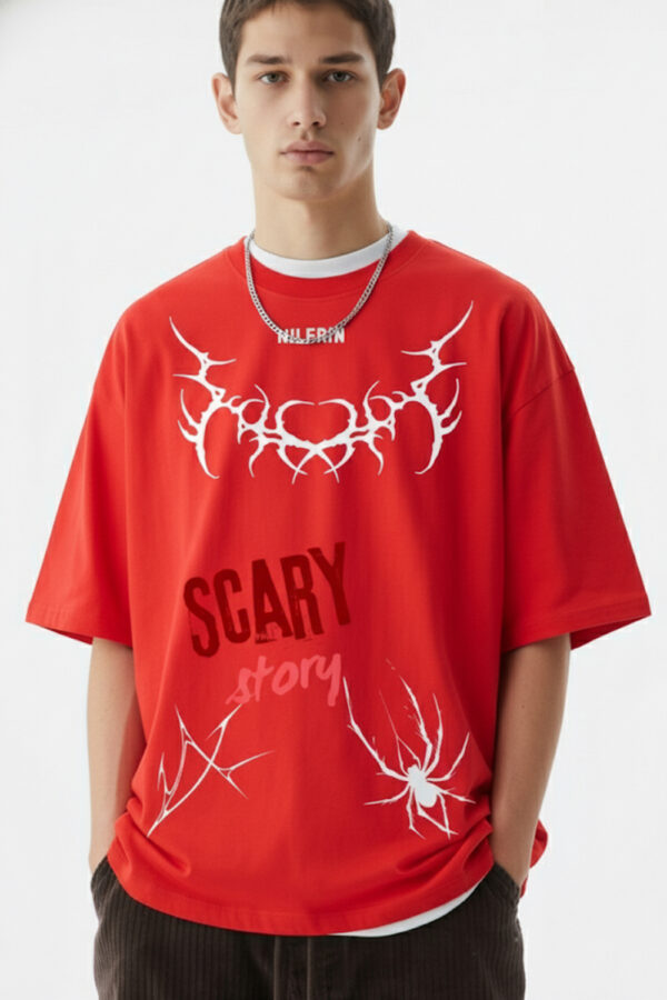 Scary Story Oversized T Shirt